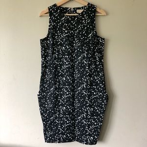 Michael Kors - black and white dress with pockets